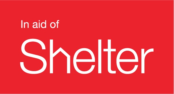 In aid of Shelter logo